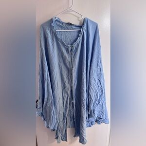 Lulu's Light Blue Maxi Skirt